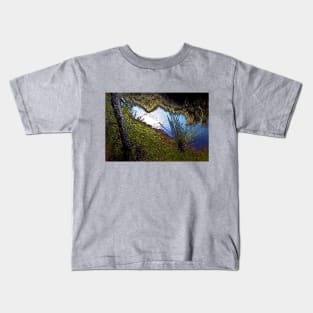 moonlight over the creek Kids T-Shirt